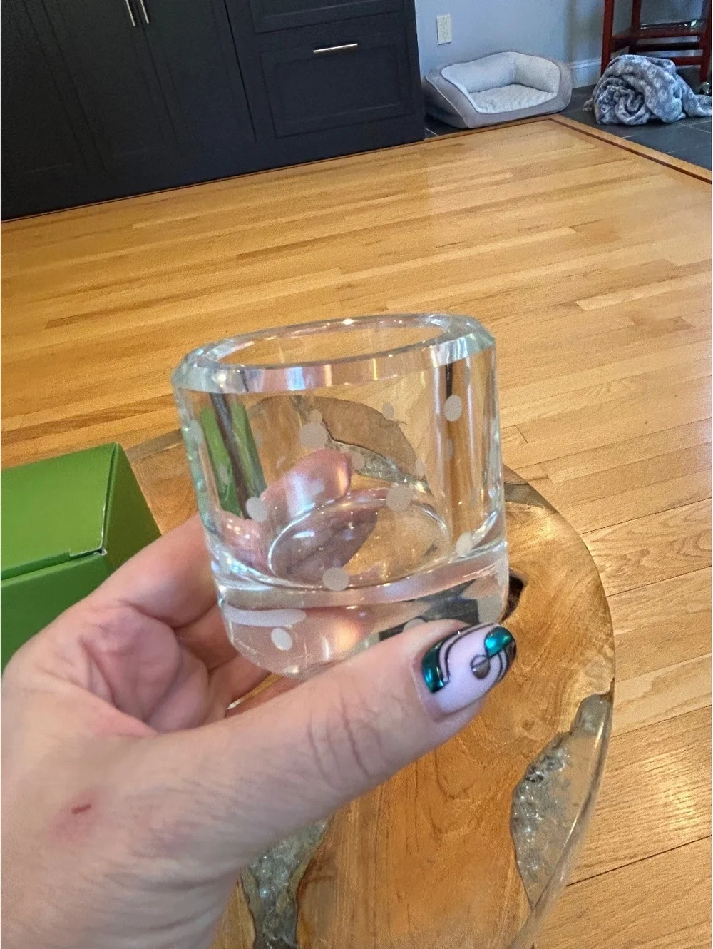 Kate Spade New York Lenox Polka Dot Glass Candle Holder